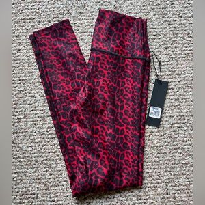 NWT WITH (wear it to heart) cheetah print leggings size S